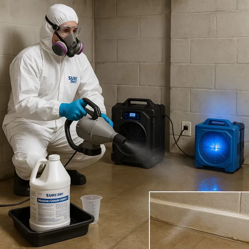 Sanitization and Odor Removal process in Dorchester County, SC